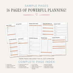 Anime Planner printable episode watchlist tracker and otaku bundle for anime series organization
