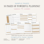Sourdough Baking Planner printable bread fermentation and starter log bundle for home bakers
