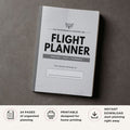 Drone Flight Planner UAV Maintenance & Mission Log Bundle flight cover page