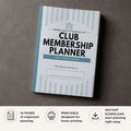 Club Membership Planner printable member dues and attendance log bundle for club organization and payment tracking
