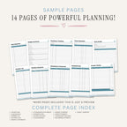 Club Membership Planner printable member dues and attendance log bundle for club organization and payment tracking

