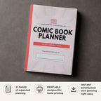 Comic Book Collector Planner Issue Inventory & Collection Log Bundle inventory tracking cover page