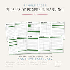 Scout Cookie Fundraiser Planner printable sales log and order tracker bundle for cookie fundraising organization
