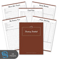 Fantasy Football Planner Draft Kit & League Tracker Bundle draft page
