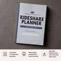 Rideshare Driver Planner Earnings Tracker & Mileage Log Bundle cover
