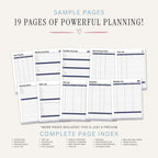 Rideshare Driver Planner Earnings Tracker & Mileage Log Bundle sample pages