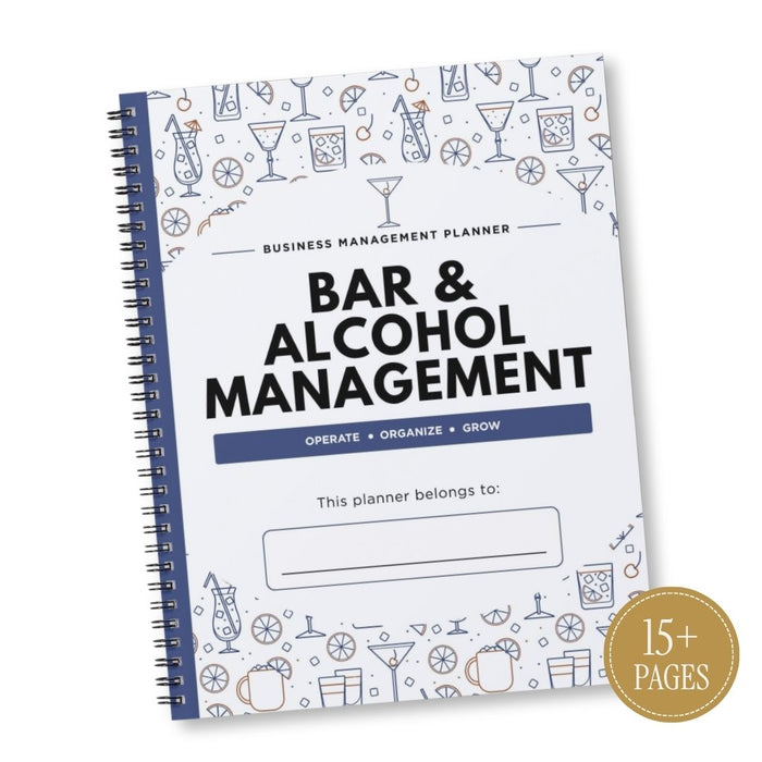 Bar & Alcohol Management Planner
