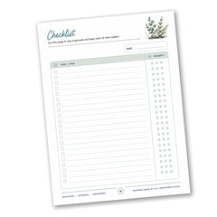 Checklist