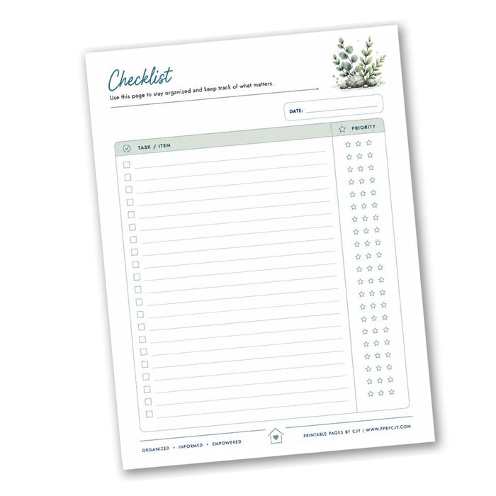 Checklist
