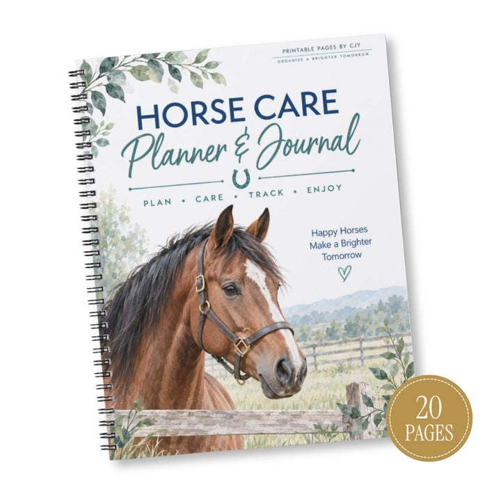 Horse Care Planner & Journal