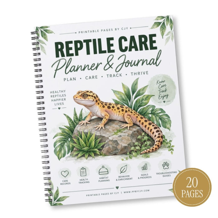 Reptile Care Planner & Journal