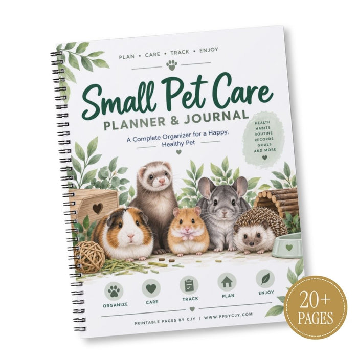 Small Animal Care Planner & Journal