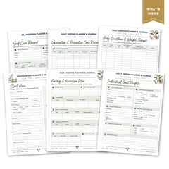 Goat Keeping Planner & Journal