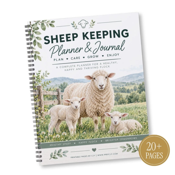 Sheep Keeping Planner & Journal