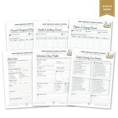 Sheep Keeping Planner & Journal