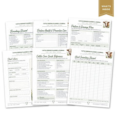Cattle Keeping Planner & Journal