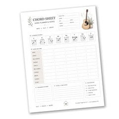 Chord Sheet & Song Planner