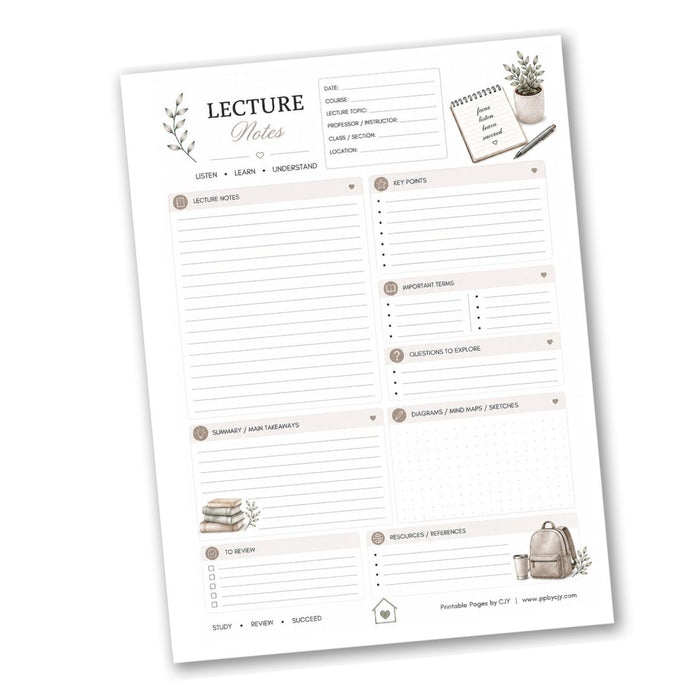 Lecture Notes