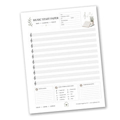 Music Staff Paper