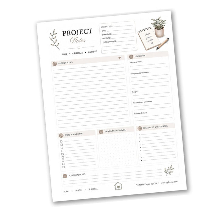 Project Notes