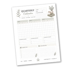Quarterly Calendar
