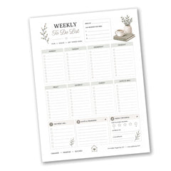 Weekly To-Do List