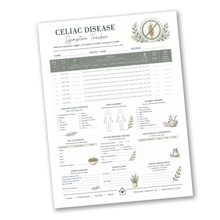 Celiac Disease Symptom Tracker