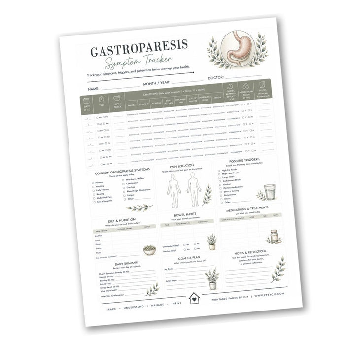 Gastroparesis Symptom Tracker