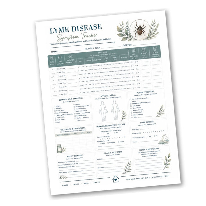Lyme Disease Symptom Tracker