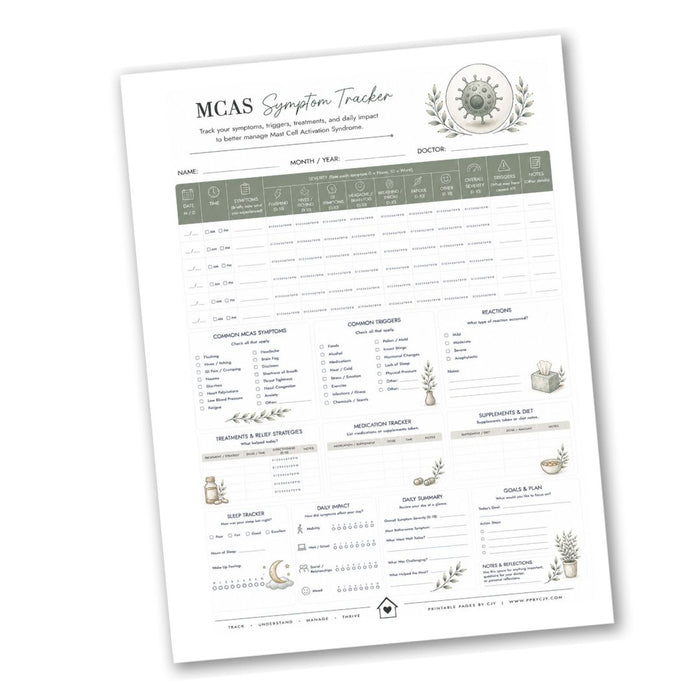 MCAS Symptom Tracker