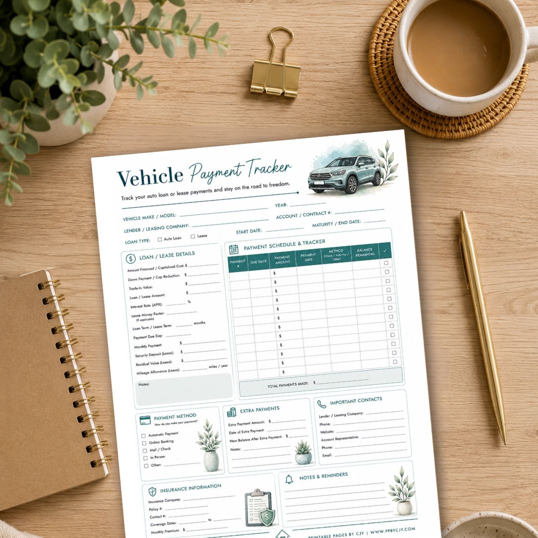 Vehicle Payment Tracker