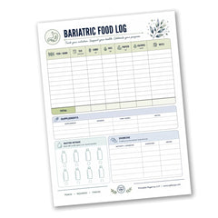 Bariatric Food Log