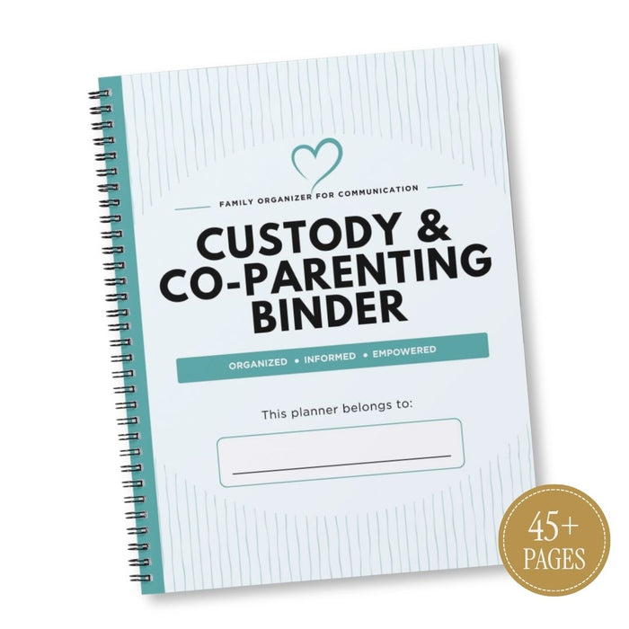 Co-Parenting & Custody Binder