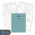 Cruise Vacation Planner Bundle – 10 Page Travel Planning Printable