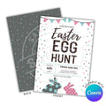 Easter Polka Dot Printable Invitation