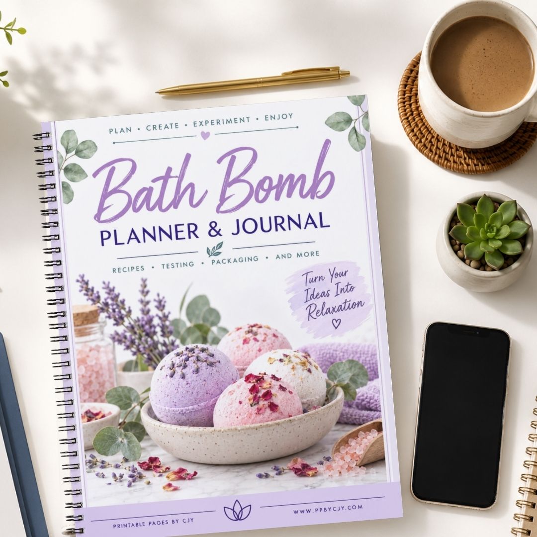 Bath Bomb Planner & Journal