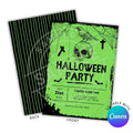 Halloween Skull Printable Invitation