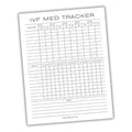 IVF Medication Tracker Printable PDF Template