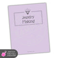 Purple planner titled 'Jewelry Making' on a white background
