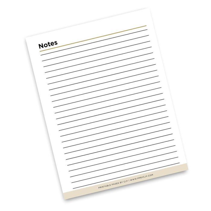 Lined Paper