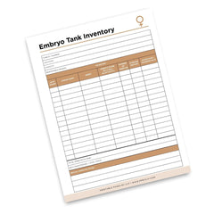 Embryo Tank Inventory Livestock & Farm Tracker inventory log page