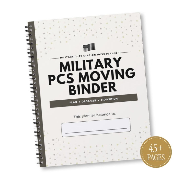 Military PCS Moving Binder