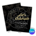 New Year's Eve Sparkle Printable Invitation