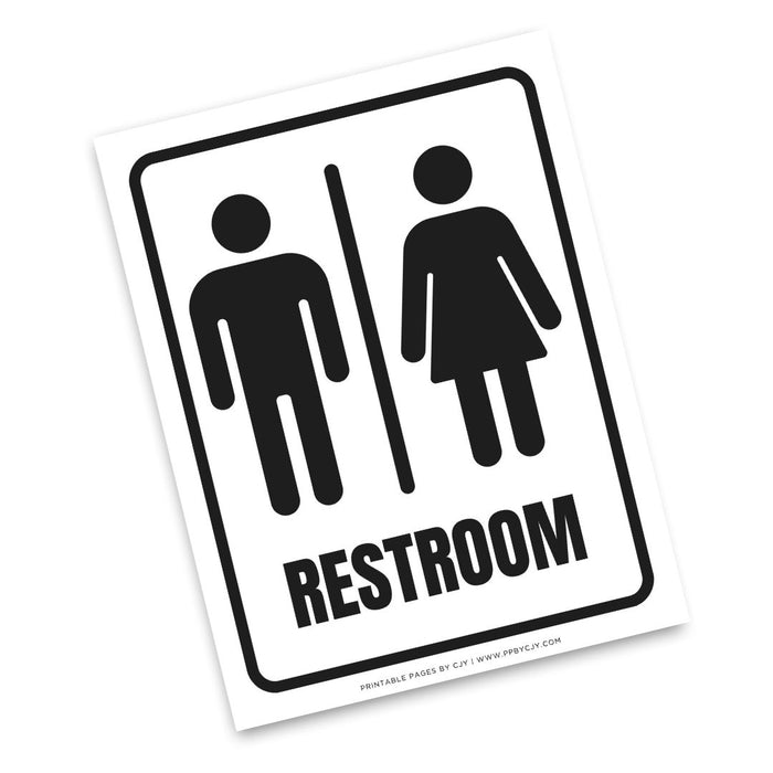Restroom Sign
