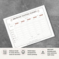 Brownie Tasting Scorecard Printable Dessert Rating Sheet sample tracker
