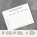 Chili Tasting Scorecard Printable Food Flight Rating Sheet score page
