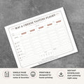 Mac & Cheese Tasting Scorecard Printable Food Rating Sheet tasting page
