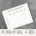 Meatloaf Tasting Scorecard printable food rating sheet for recipe tasting notes and flavor comparisons
