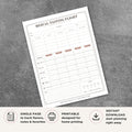 Mezcal Tasting Scorecard printable drink flight rating sheet for mezcal tasting notes and flavor comparisons
