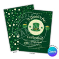 St. Patrick's Day Hat Printable Invitation